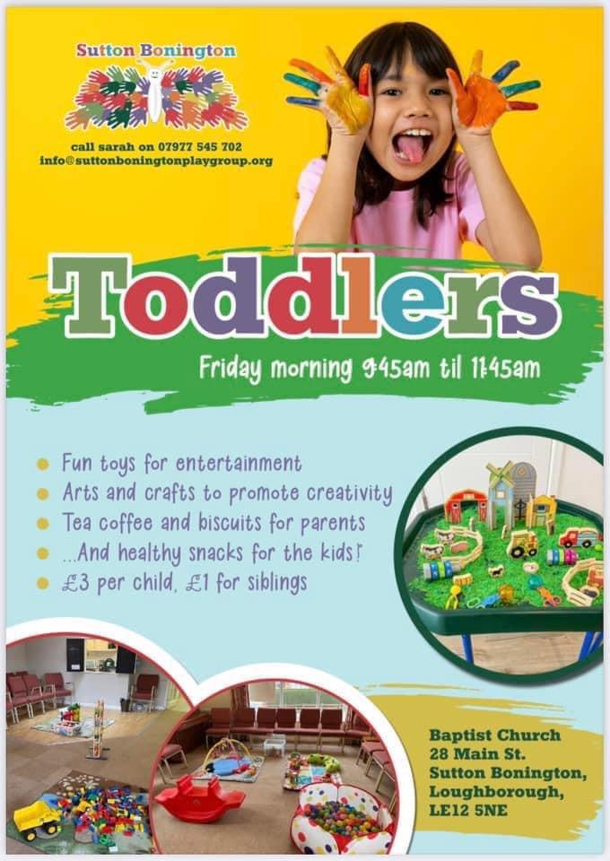 Toddler group poster